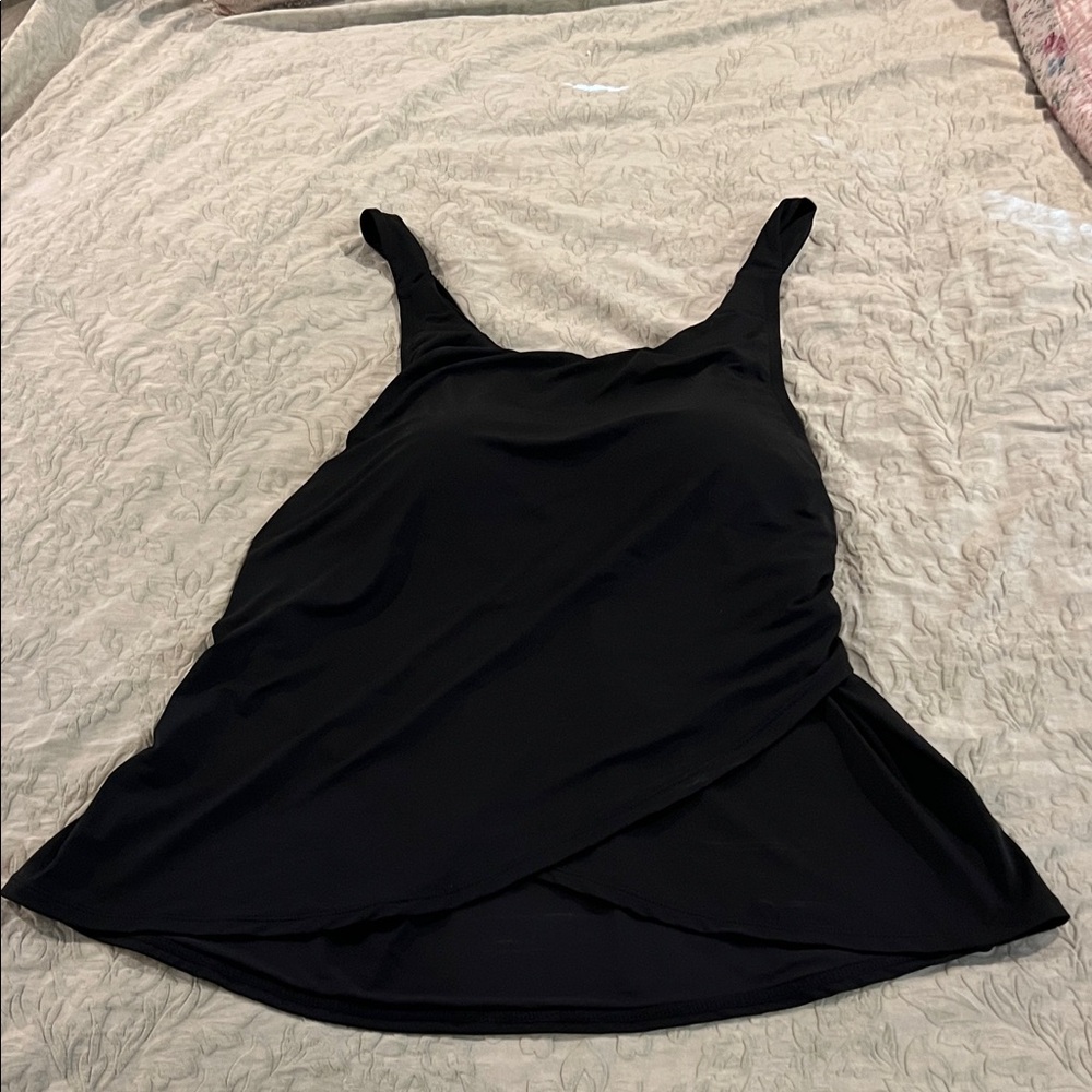 Jantzen Black Women's Tankini Swim Top